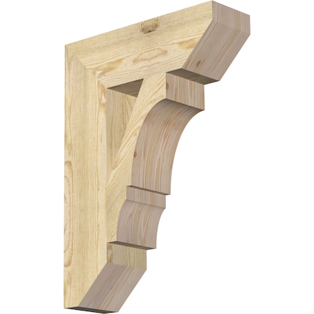 Ekena Millwork Balboa Slat Rough Sawn Bracket, Douglas Fir, 6"W x 20"D x 28"H BKT06X20X28BOA06RDF